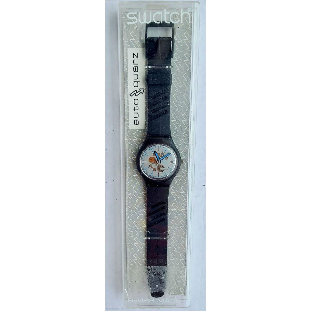 Swatch Watch ELECTRONS STB401 1998 Rare Vintage Autoquartz New In Case